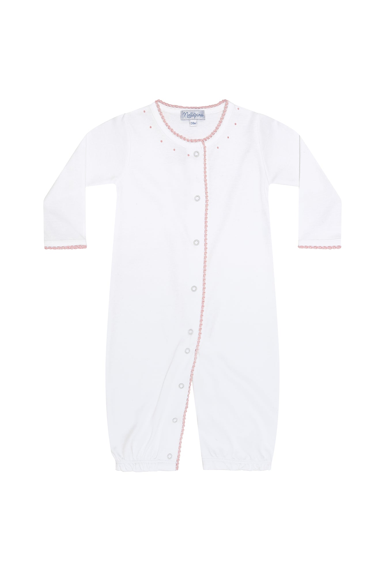 Image of Pink Crochet Converter Gown